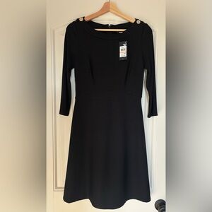 NWT- Tommy Hilfiger Women’s Work/Formal Dress Black- Long Sleeve